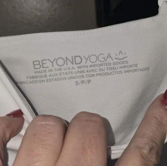 Beyond Yoga Spacedye Always On Cropped Tank NWT Cloud White Size Small - Picture 10 of 11